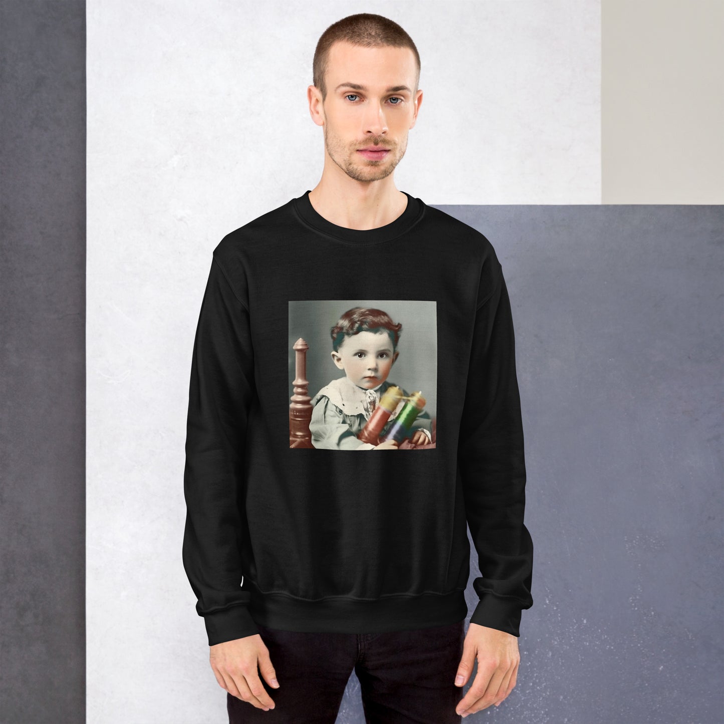 Sweatshirt Unisex / Air Spun Cotton / Portrait Nikola Milutin I