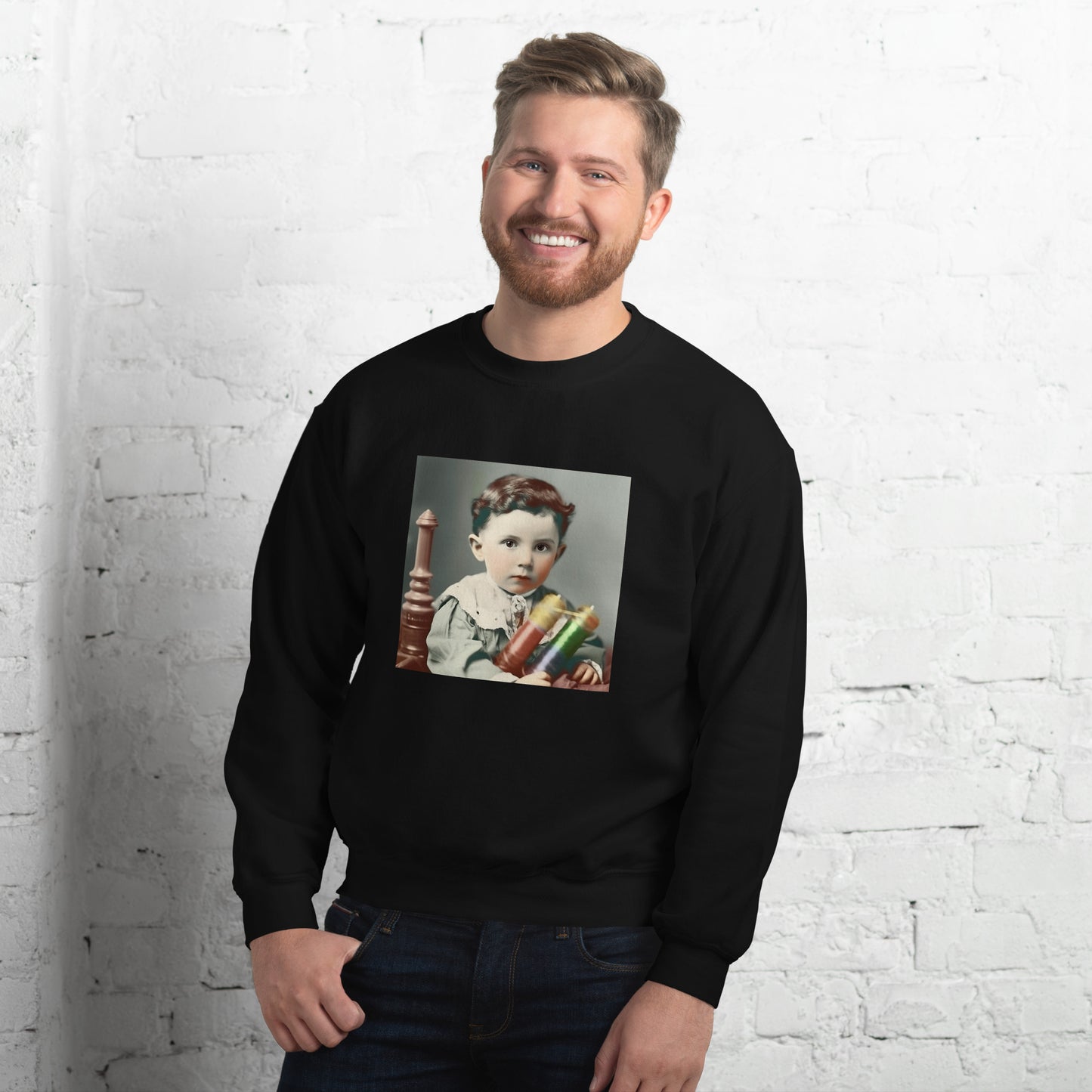 Sweatshirt Unisex / Air Spun Cotton / Portrait Nikola Milutin I