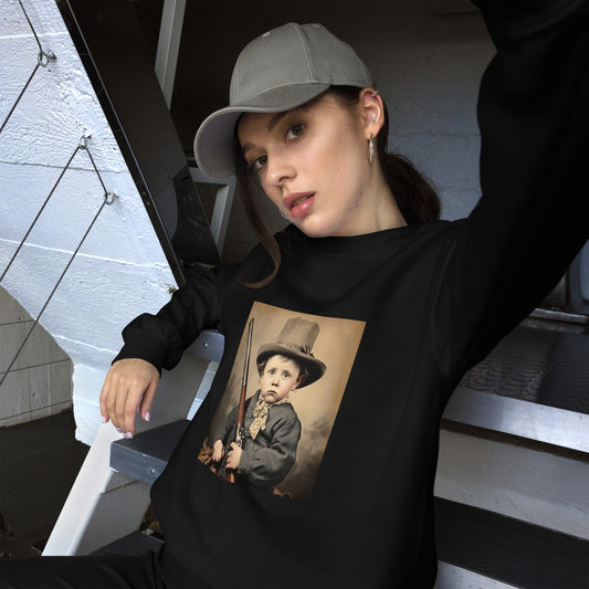 Sweatshirt Unisex / Air Spun Cotton / Portrait William 'Billy' Henry III