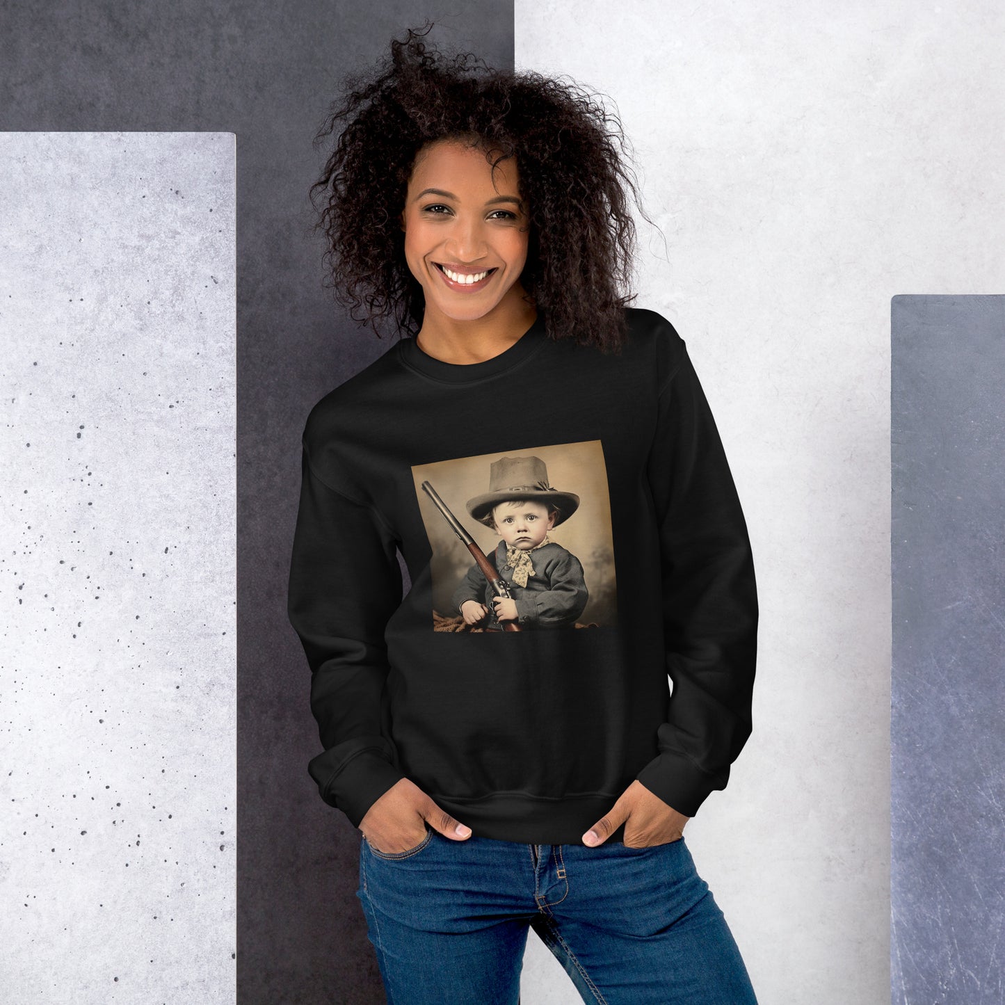 Sweatshirt Unisex / Air Spun Cotton / Portrait William 'Billy' Henry III