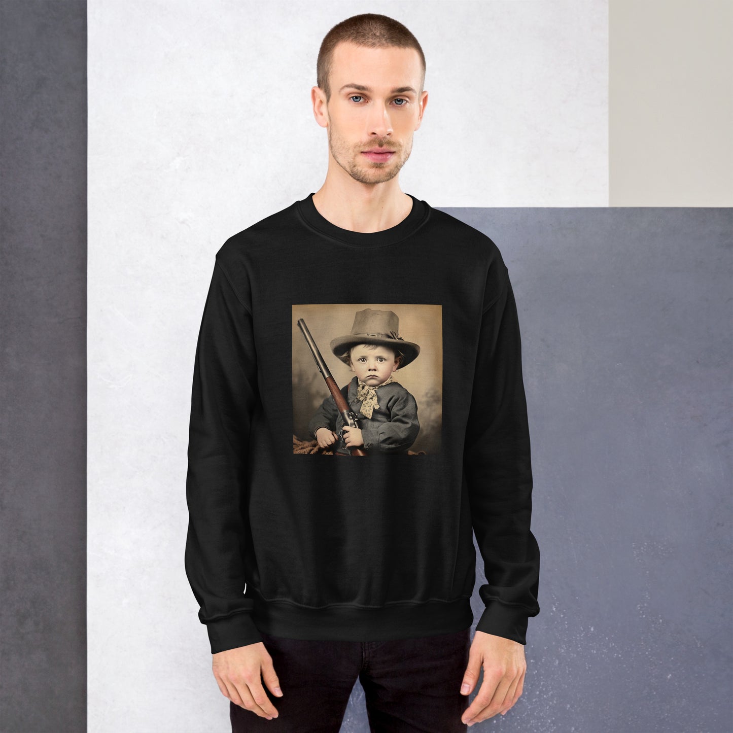 Sweatshirt Unisex / Air Spun Cotton / Portrait William 'Billy' Henry III