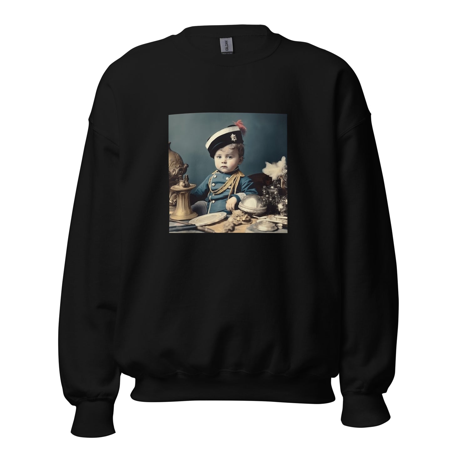 Sweatshirt Unisex / Air Spun Cotton / Portrait Napoleon Carlo VIII