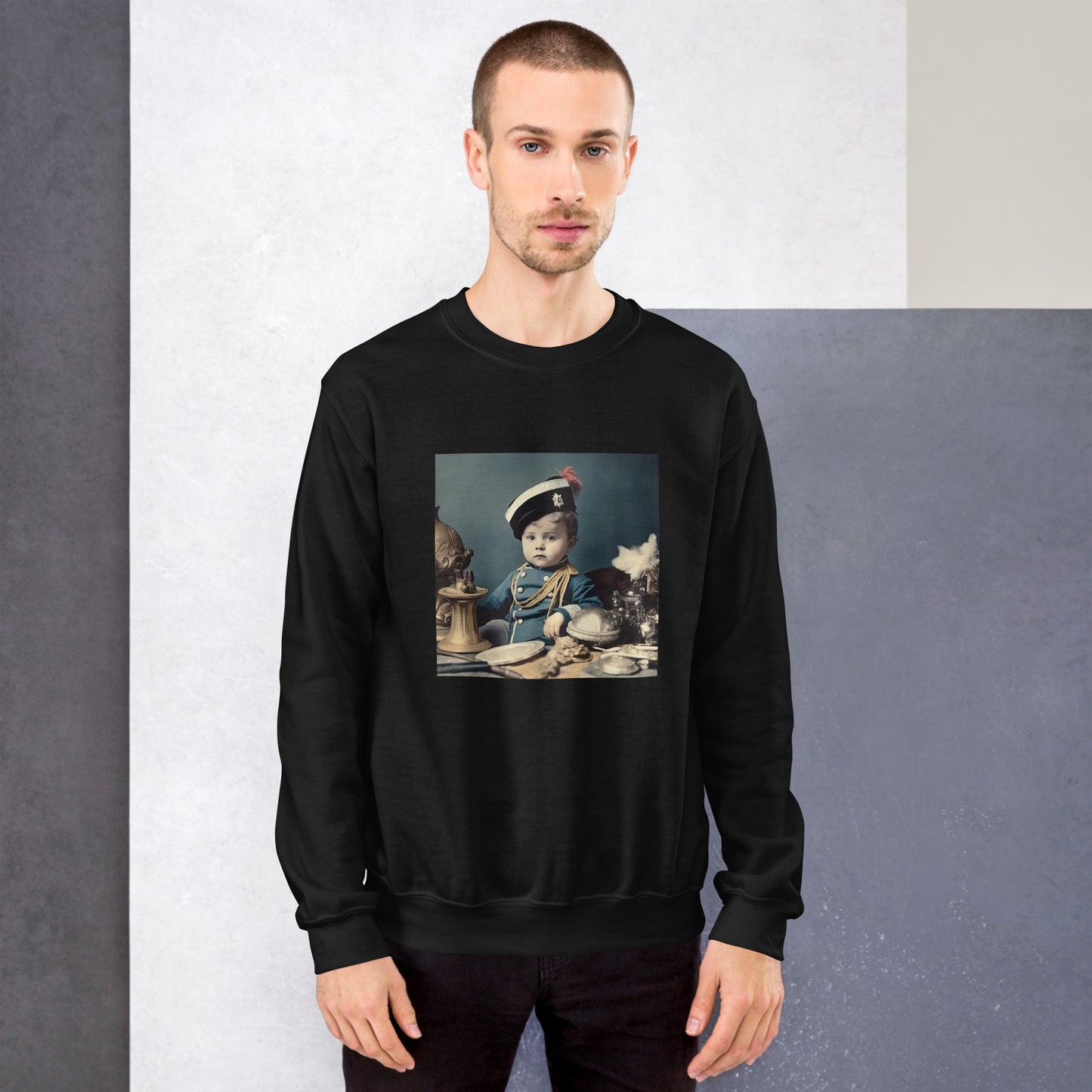 Sweatshirt Unisex / Air Spun Cotton / Portrait Napoleon Carlo VIII