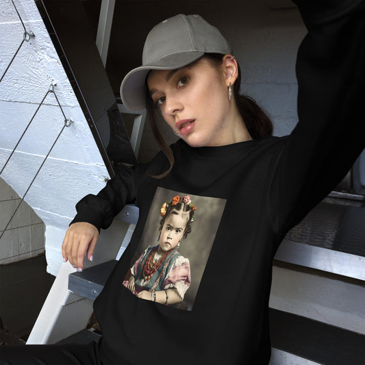 Sweatshirt Unisex / Air Spun Cotton / Portrait Magdalena Frida VIII