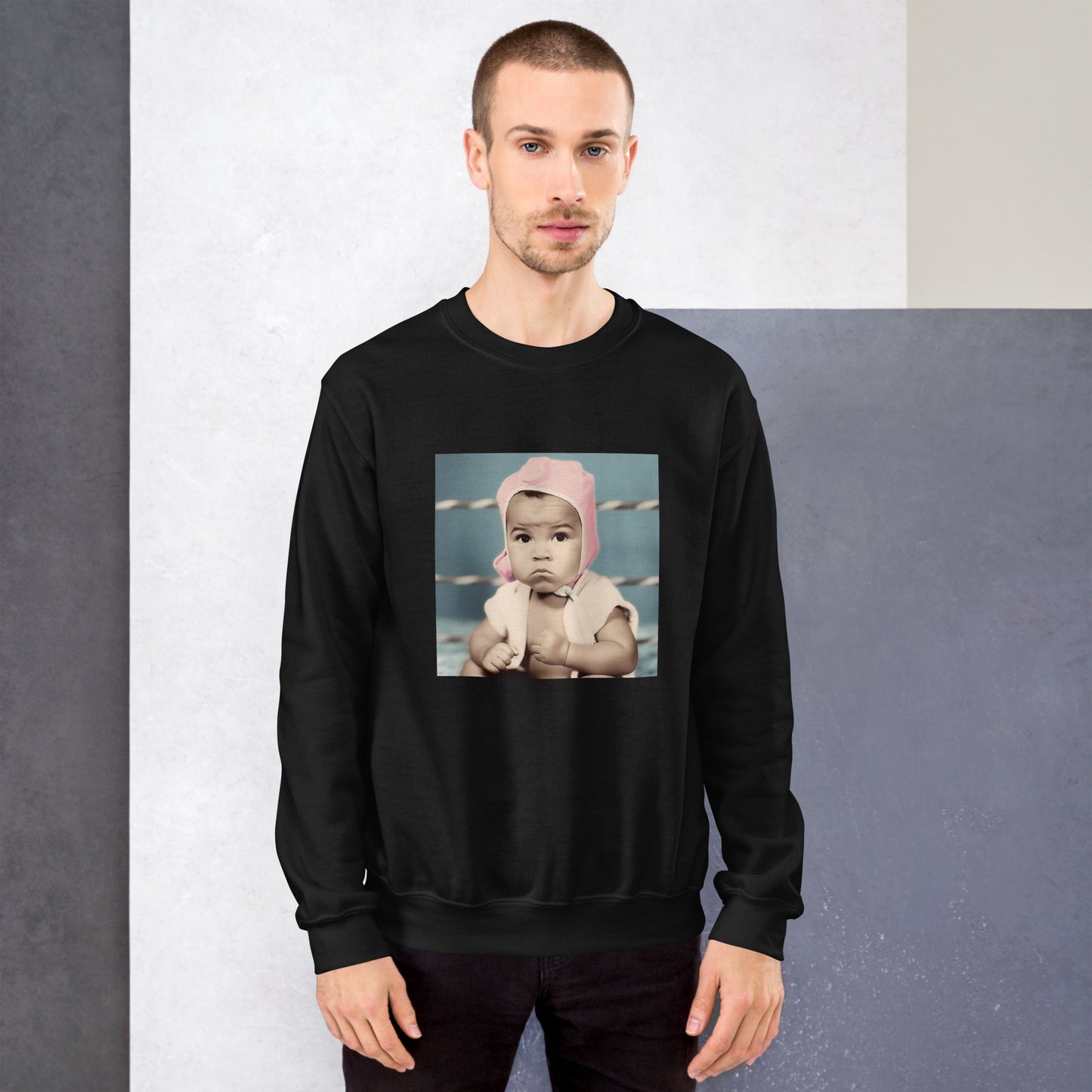 Sweatshirt Unisex / Air Spun Cotton / Portrait Cassius 'Muhammad' Marcellus III