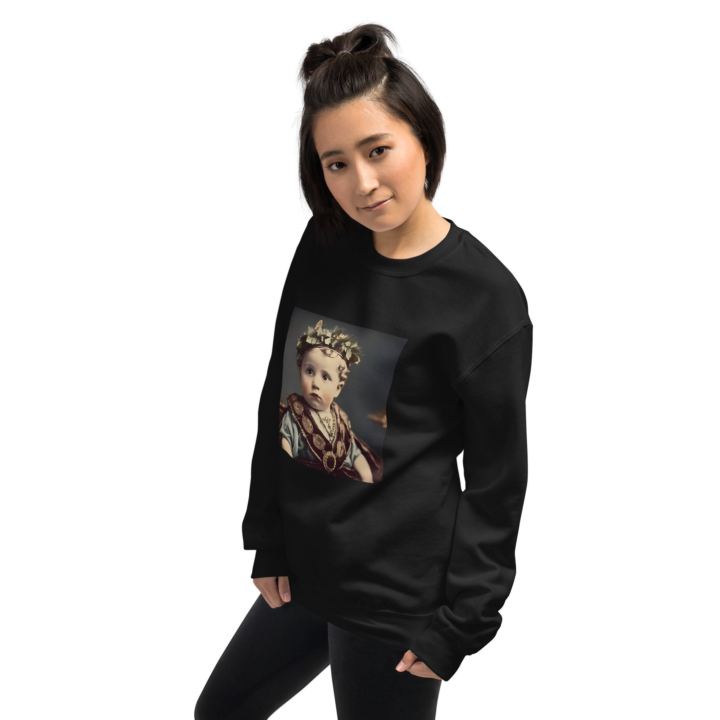 Sweatshirt Unisex / Air Spun Cotton / Portrait Gaius Julius I