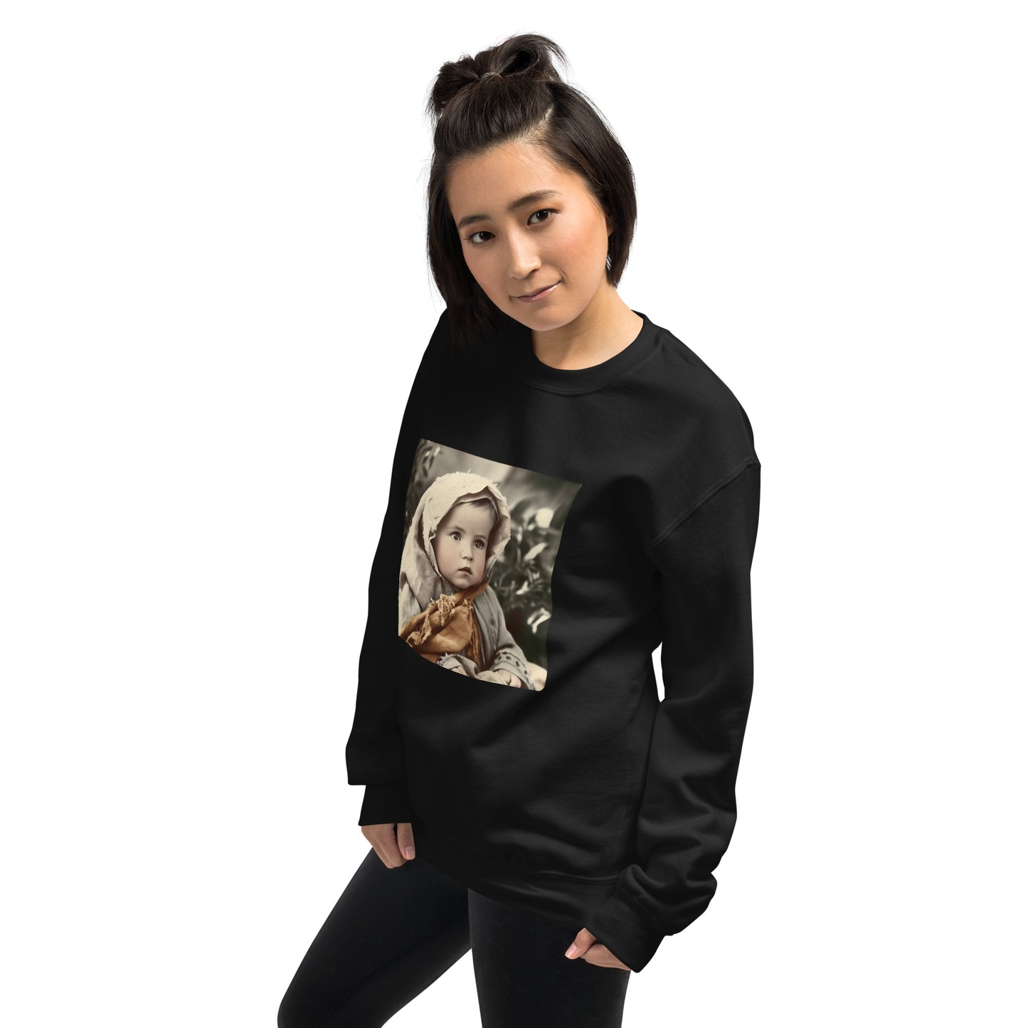 Sweatshirt Unisex / Air Spun Cotton / Portrait Jesus Nazareth I