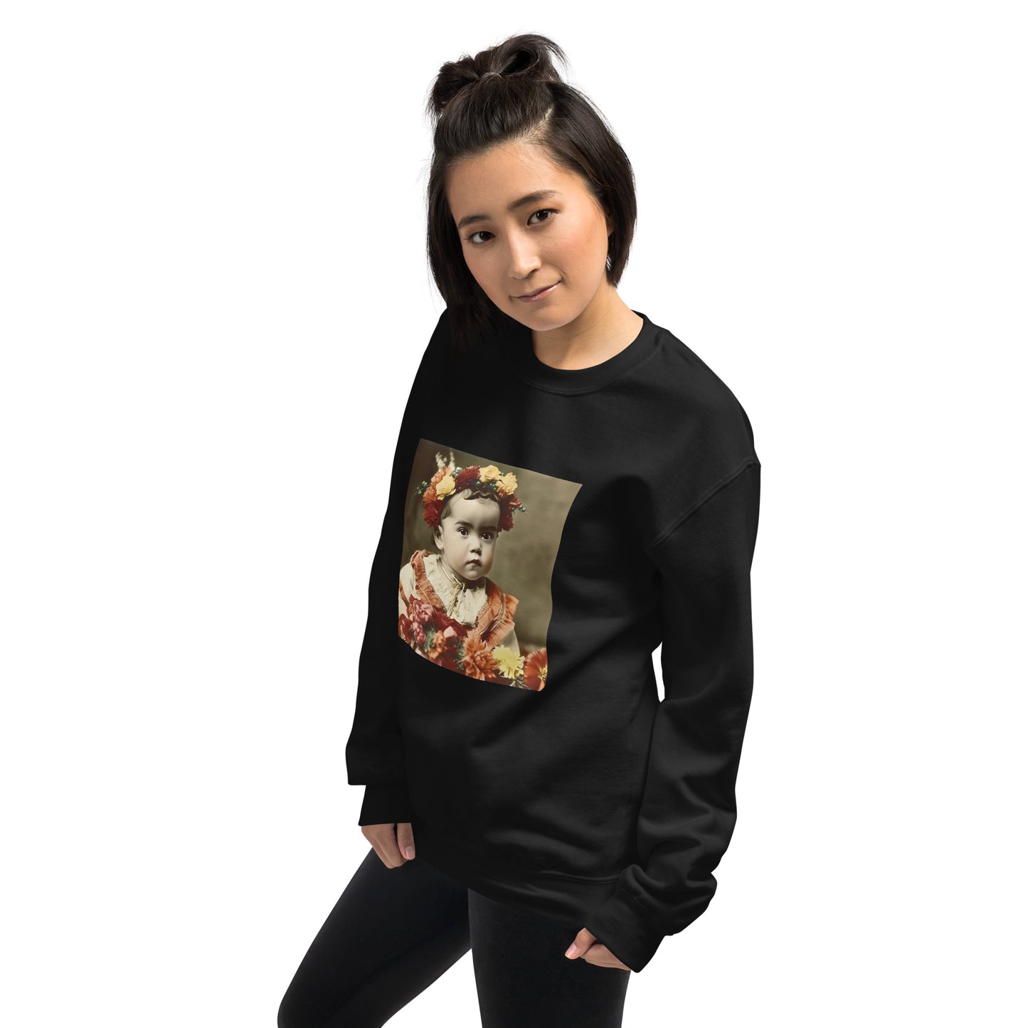 Sweatshirt Unisex / Air Spun Cotton / Portrait Magdalena Frida I