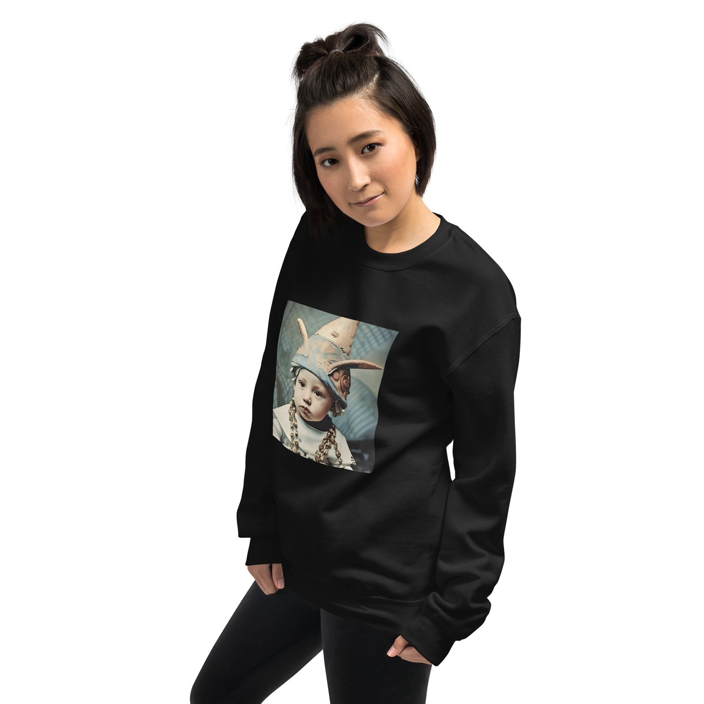 Sweatshirt Unisex / Air Spun Cotton / Portrait Akhenaten Amenhotep II