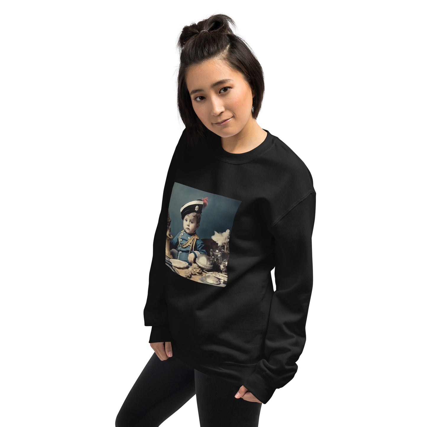 Sweatshirt Unisex / Air Spun Cotton / Portrait Napoleon Carlo VIII