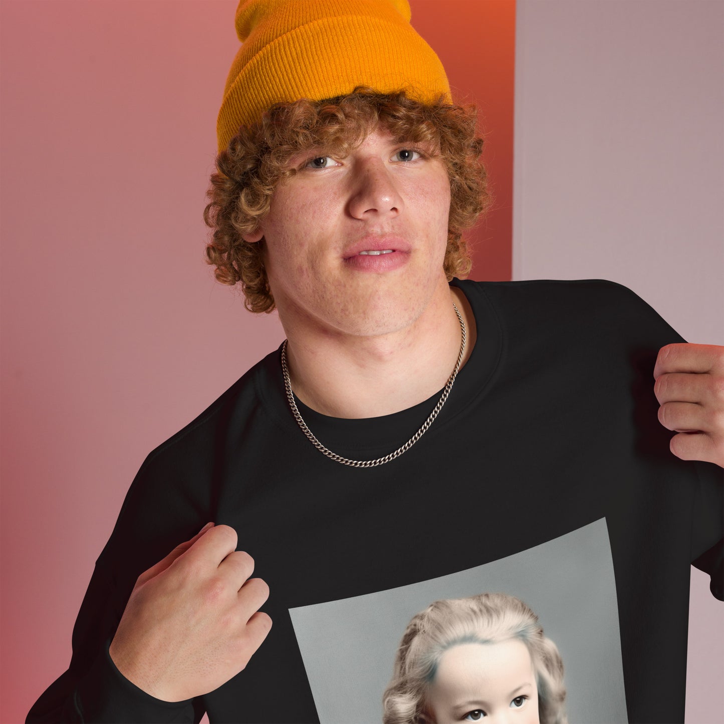 Sweatshirt Unisex / Air Spun Cotton / Portrait Johann Sebastian V