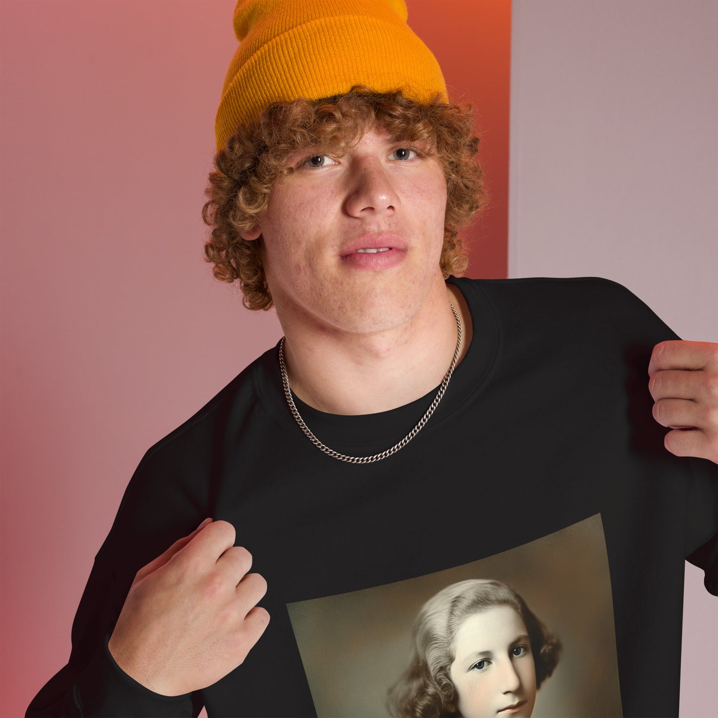 Sweatshirt Unisex / Air Spun Cotton / Portrait George Augustine I