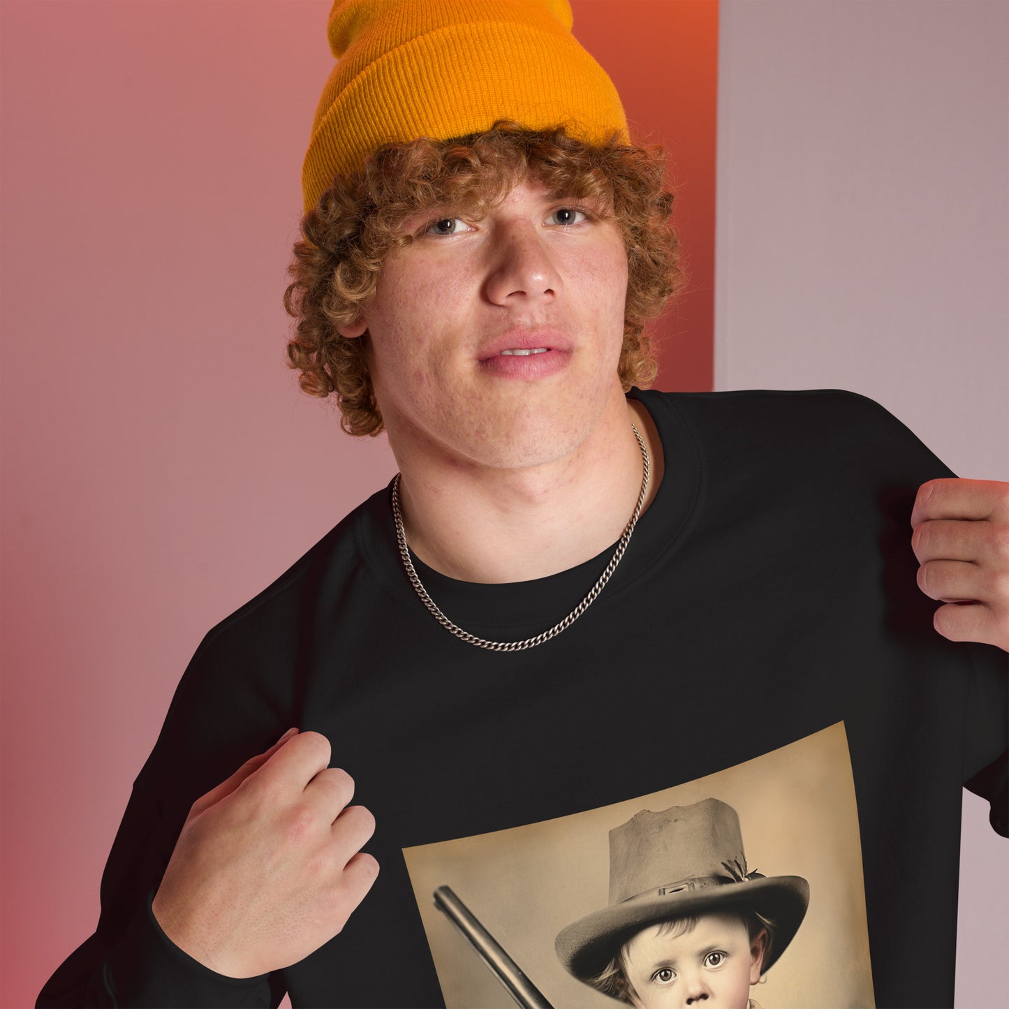 Sweatshirt Unisex / Air Spun Cotton / Portrait William 'Billy' Henry III