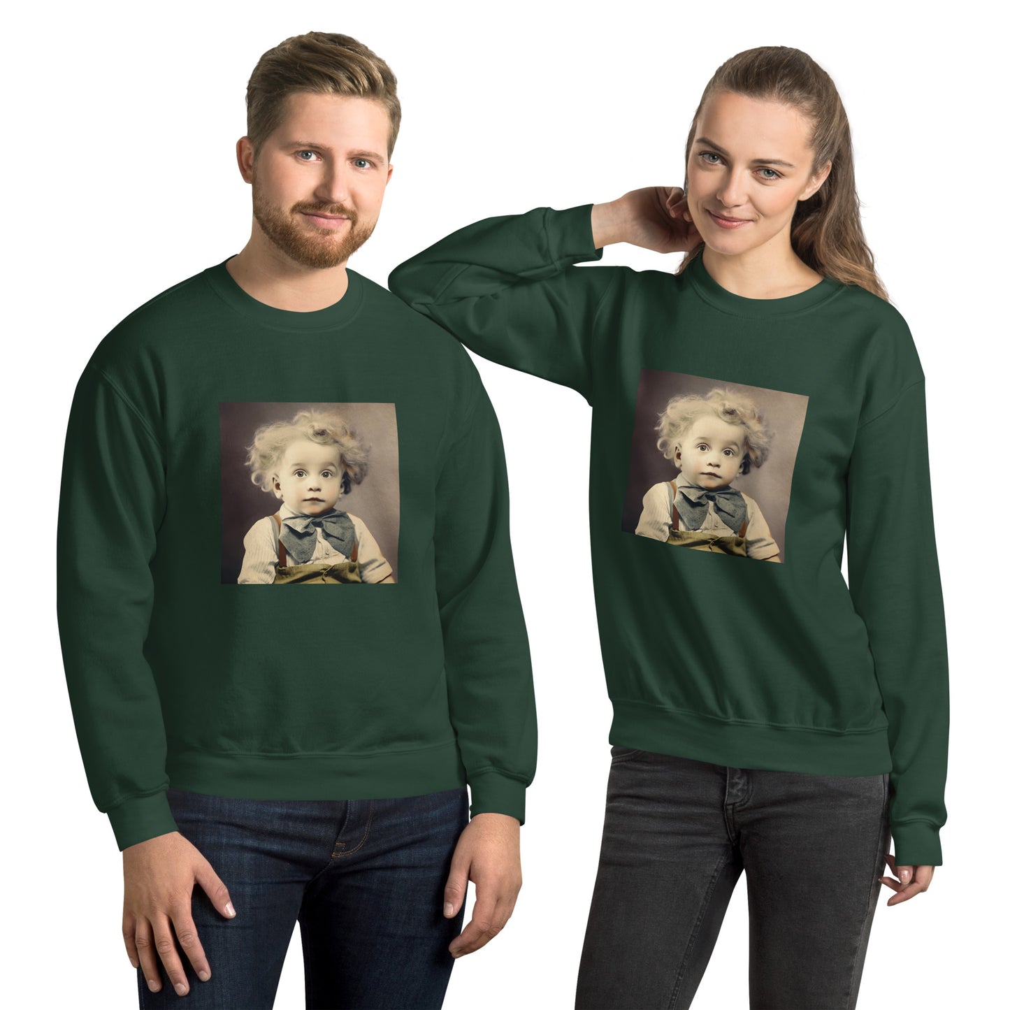 Sweatshirt Unisex / Air Spun Cotton / Portrait Albert Hermann II