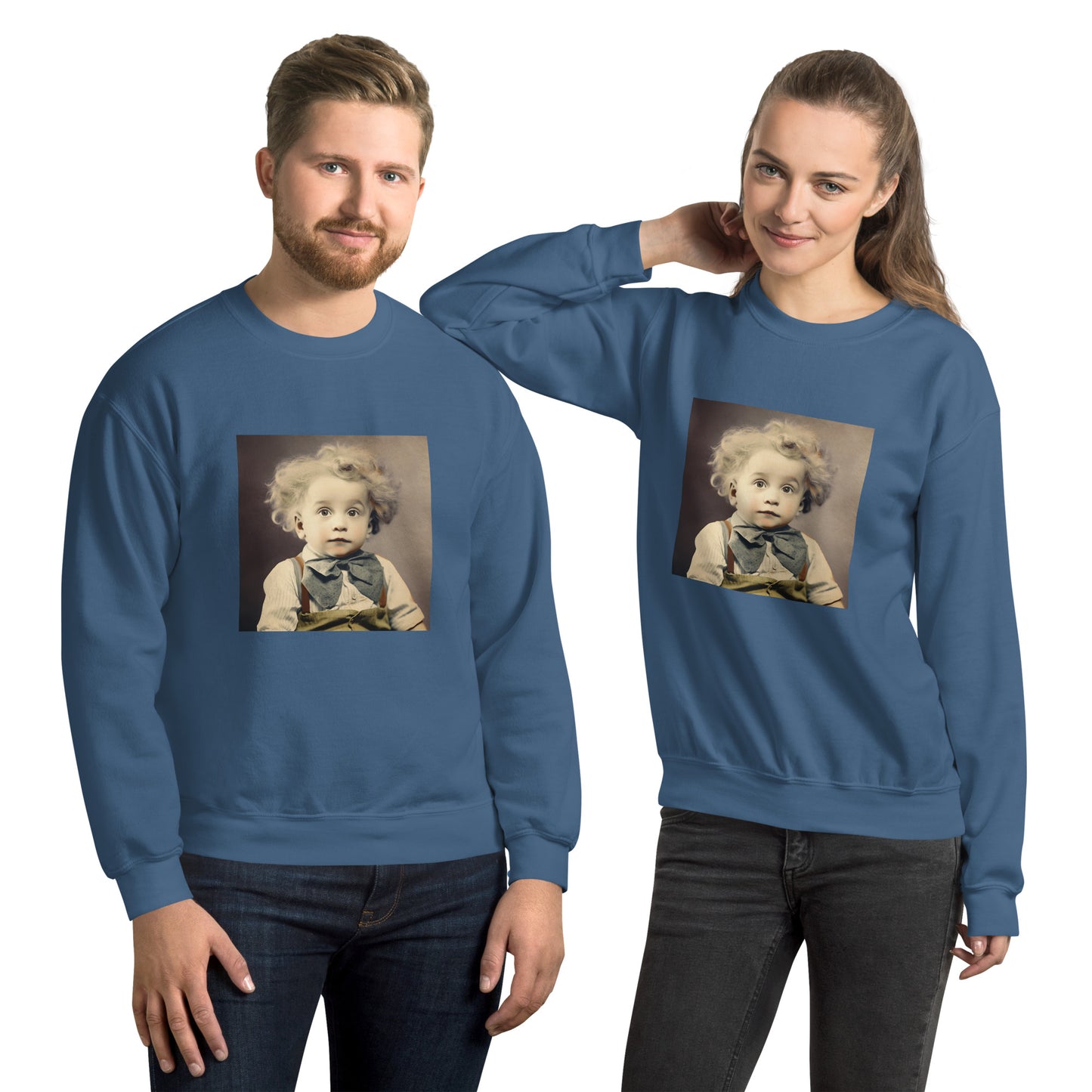 Sweatshirt Unisex / Air Spun Cotton / Portrait Albert Hermann II