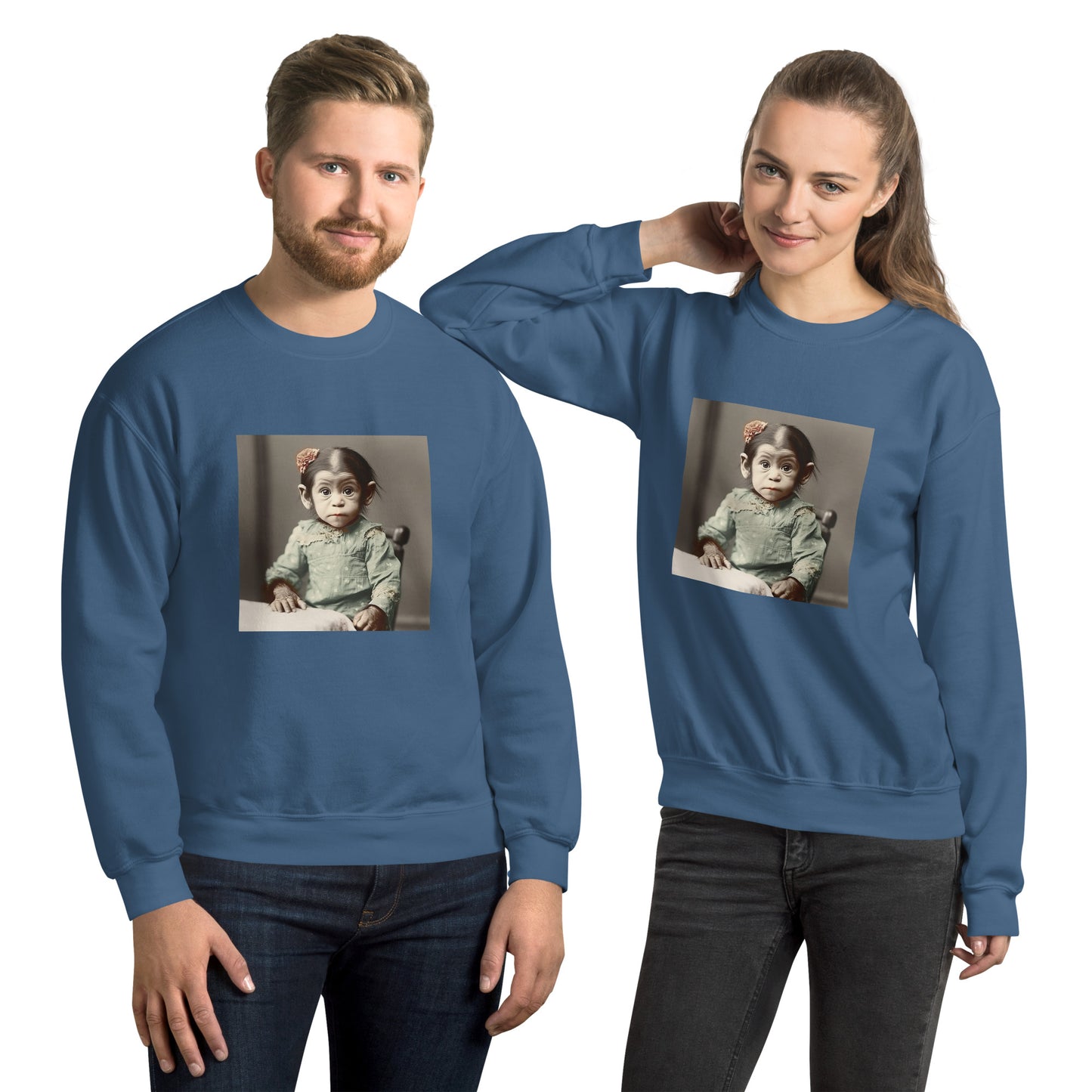 Sweatshirt Unisex / Air Spun Cotton / Portrait Lucy Dinkinesh I