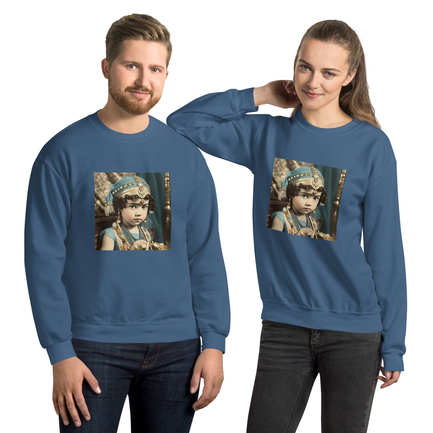 Sweatshirt Unisex / Air Spun Cotton / Portrait Cleopatra Philopator II