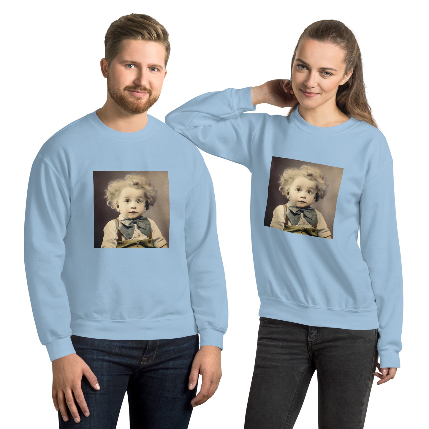 Sweatshirt Unisex / Air Spun Cotton / Portrait Albert Hermann II