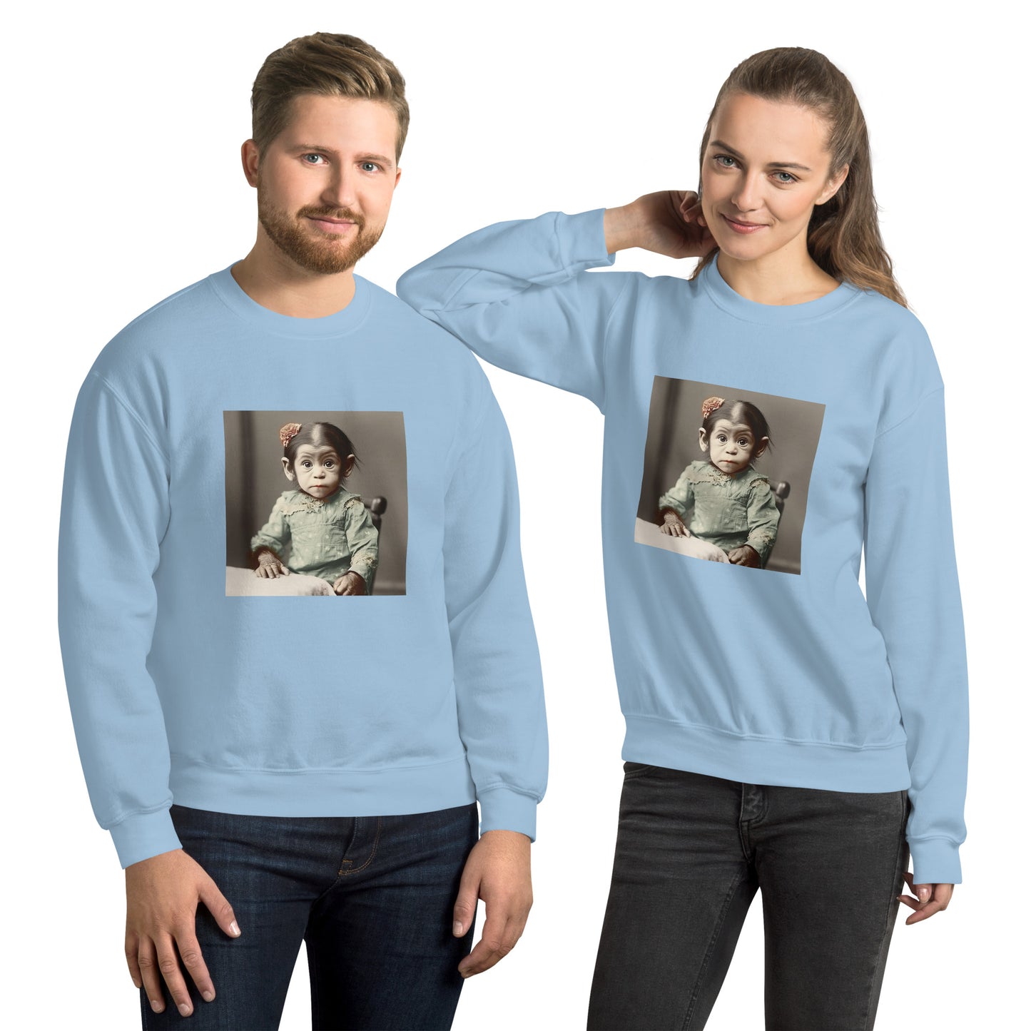 Sweatshirt Unisex / Air Spun Cotton / Portrait Lucy Dinkinesh I