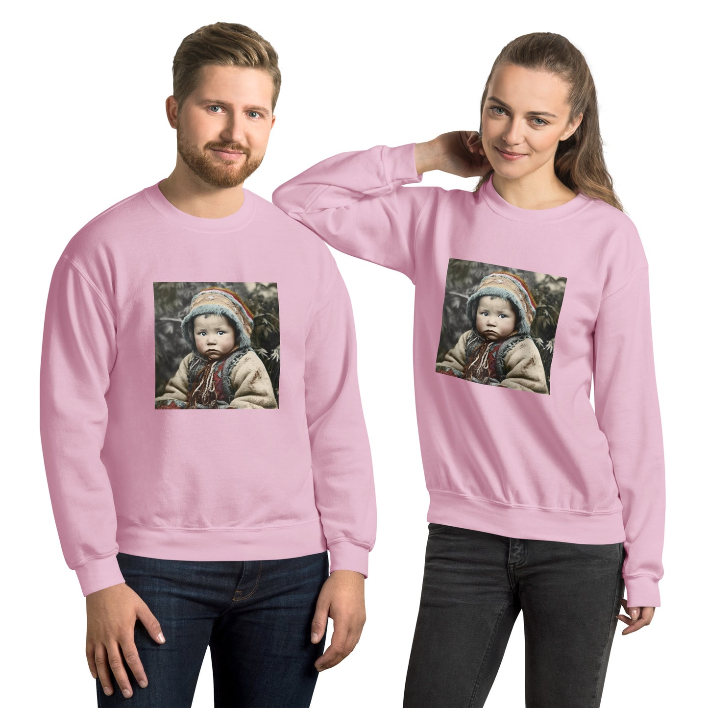 Sweatshirt Unisex / Air Spun Cotton / Portrait Koelbjerg Child I