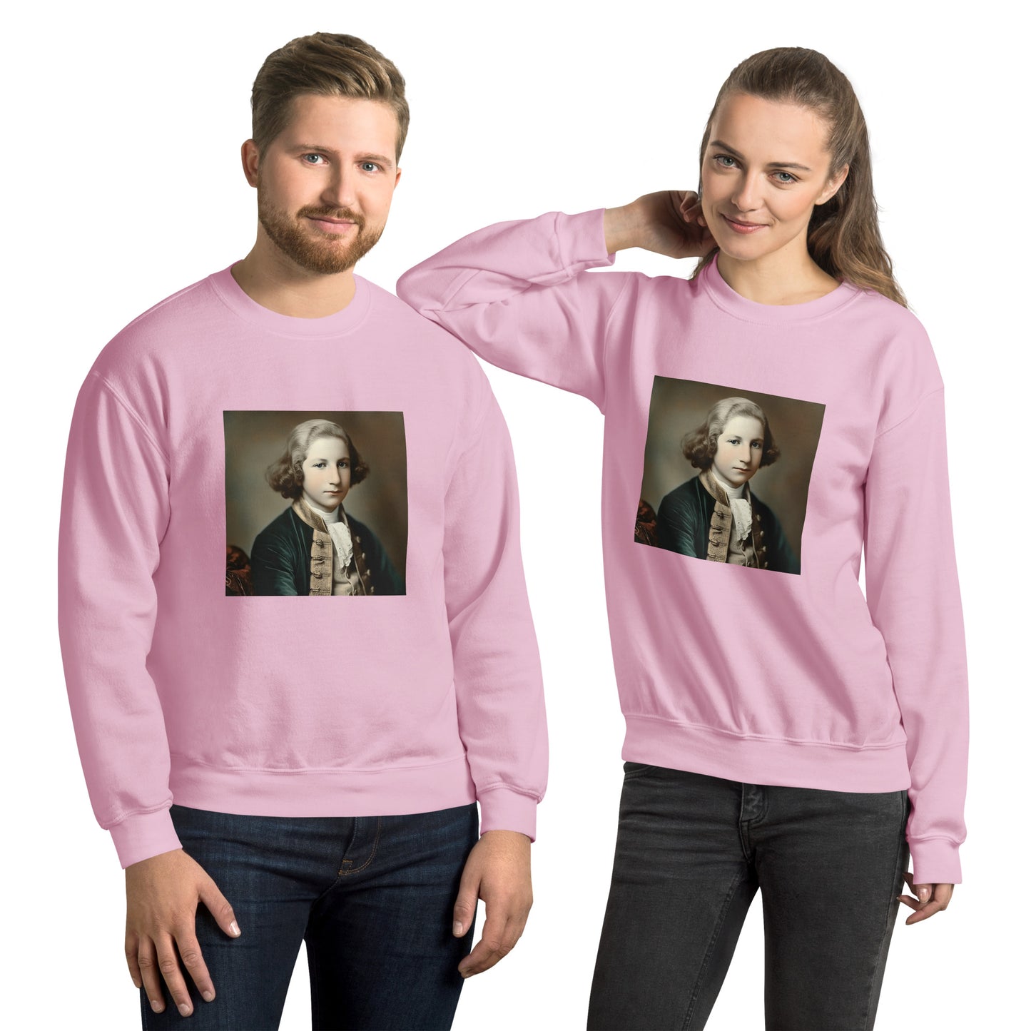 Sweatshirt Unisex / Air Spun Cotton / Portrait George Augustine I