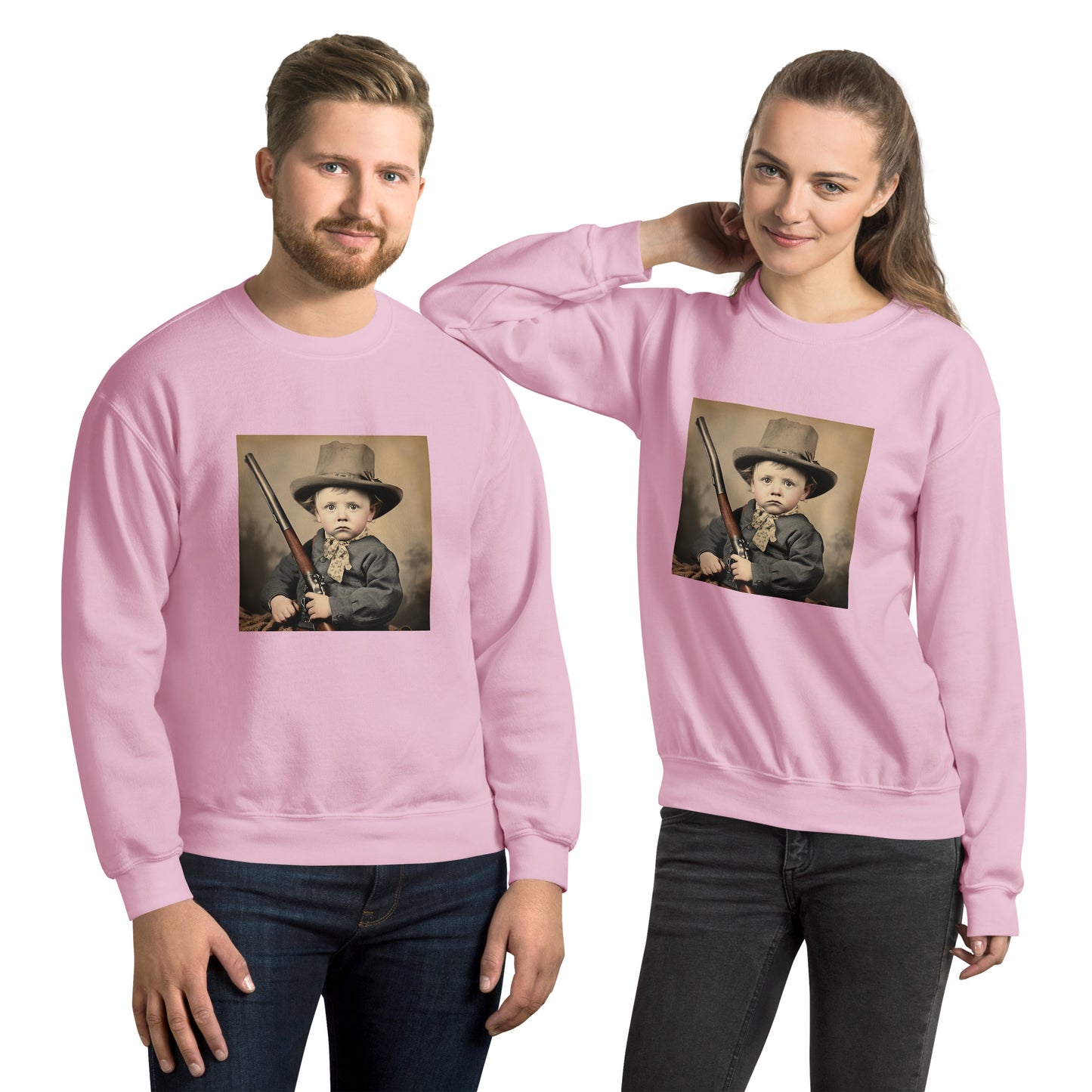 Sweatshirt Unisex / Air Spun Cotton / Portrait William 'Billy' Henry III