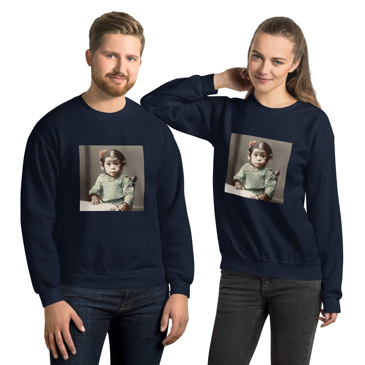 Sweatshirt Unisex / Air Spun Cotton / Portrait Lucy Dinkinesh I