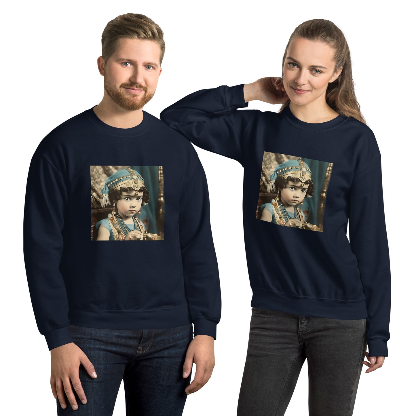 Sweatshirt Unisex / Air Spun Cotton / Portrait Cleopatra Philopator II