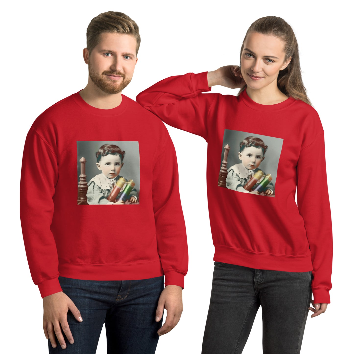 Sweatshirt Unisex / Air Spun Cotton / Portrait Nikola Milutin I