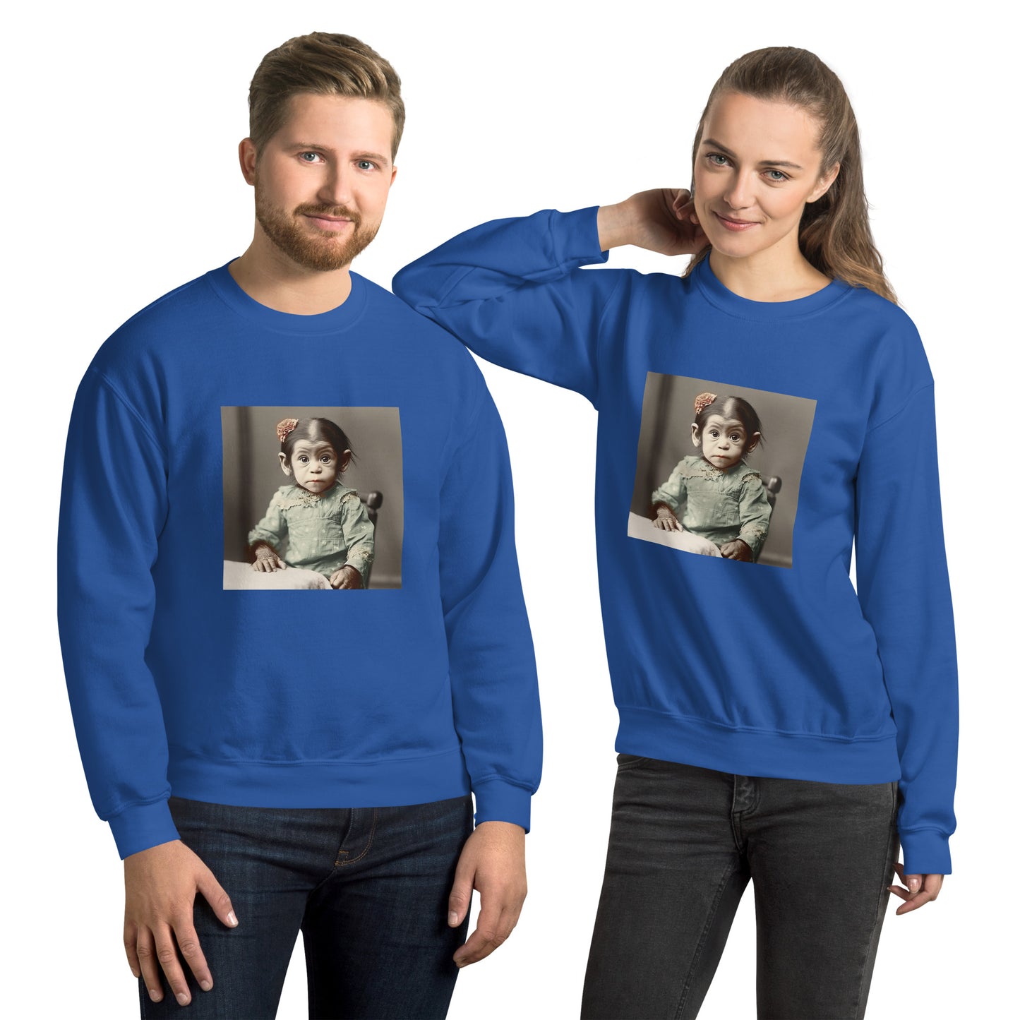 Sweatshirt Unisex / Air Spun Cotton / Portrait Lucy Dinkinesh I