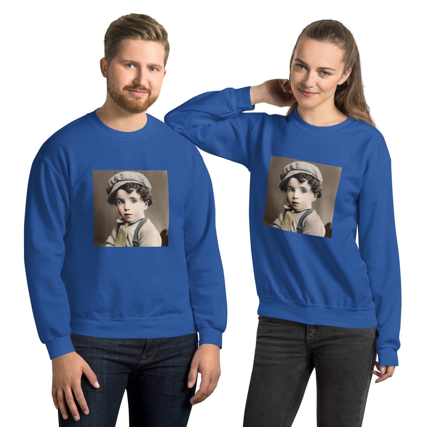 Sweatshirt Unisex / Air Spun Cotton / Portrait Charles 'Charlie' Spencer III