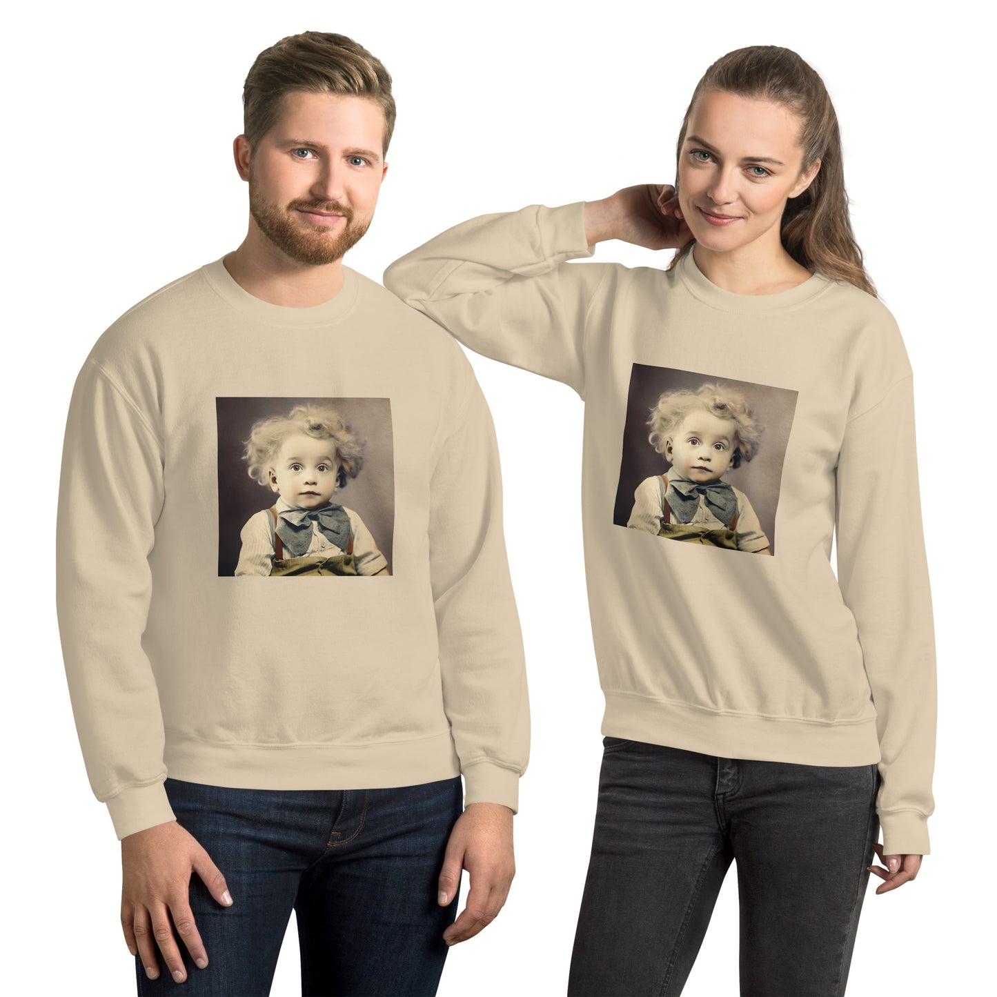 Sweatshirt Unisex / Air Spun Cotton / Portrait Albert Hermann II