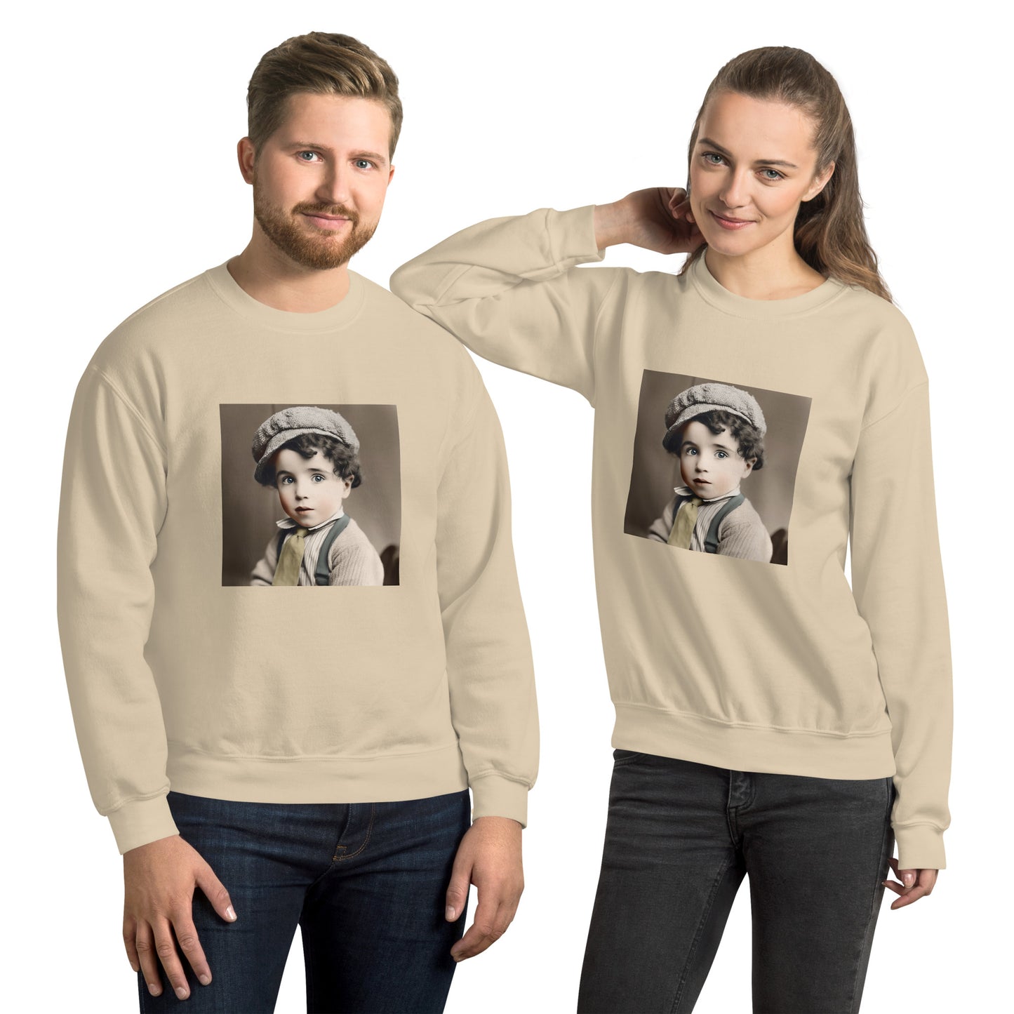 Sweatshirt Unisex / Air Spun Cotton / Portrait Charles 'Charlie' Spencer III