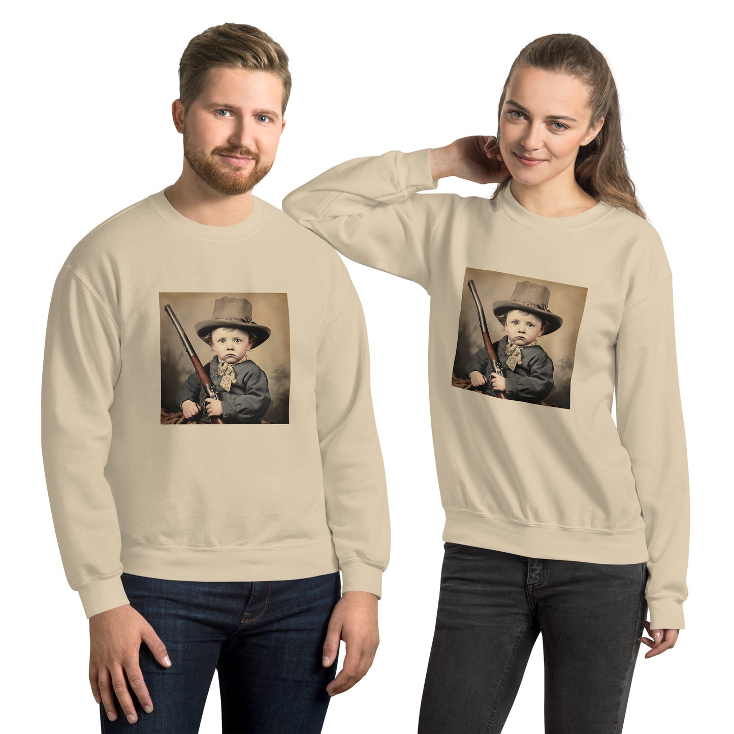 Sweatshirt Unisex / Air Spun Cotton / Portrait William 'Billy' Henry III