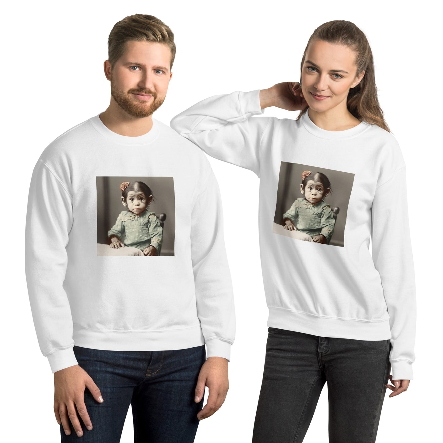 Sweatshirt Unisex / Air Spun Cotton / Portrait Lucy Dinkinesh I