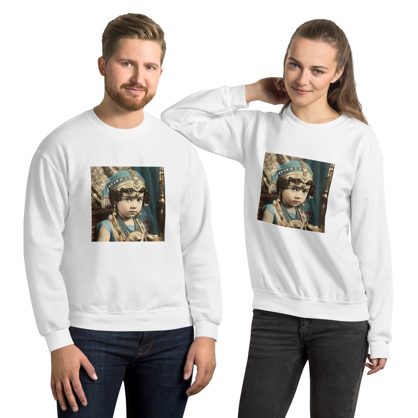 Sweatshirt Unisex / Air Spun Cotton / Portrait Cleopatra Philopator II