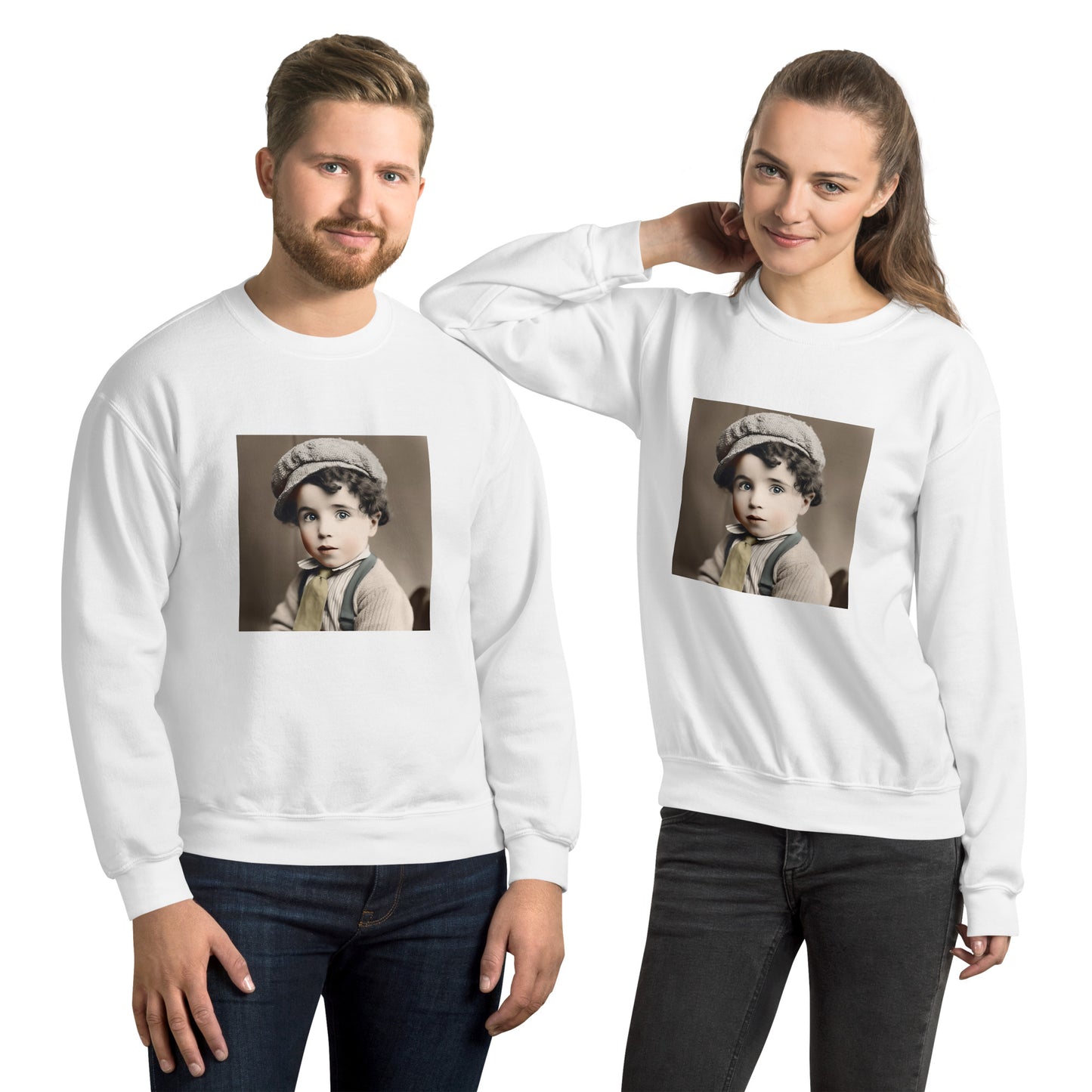 Sweatshirt Unisex / Air Spun Cotton / Portrait Charles 'Charlie' Spencer III