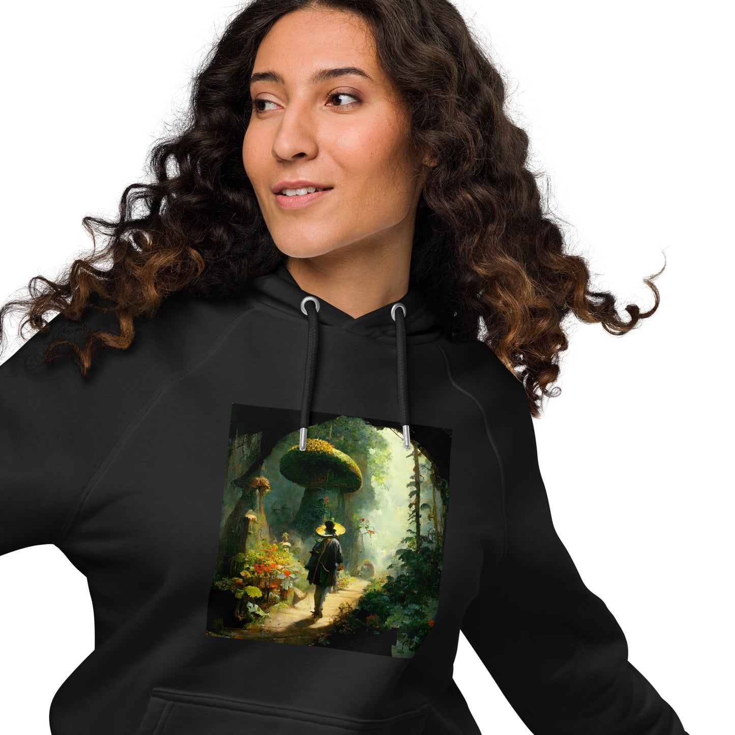 Hoodie Unisex / Organic Cotton / Fairytale Forest #2