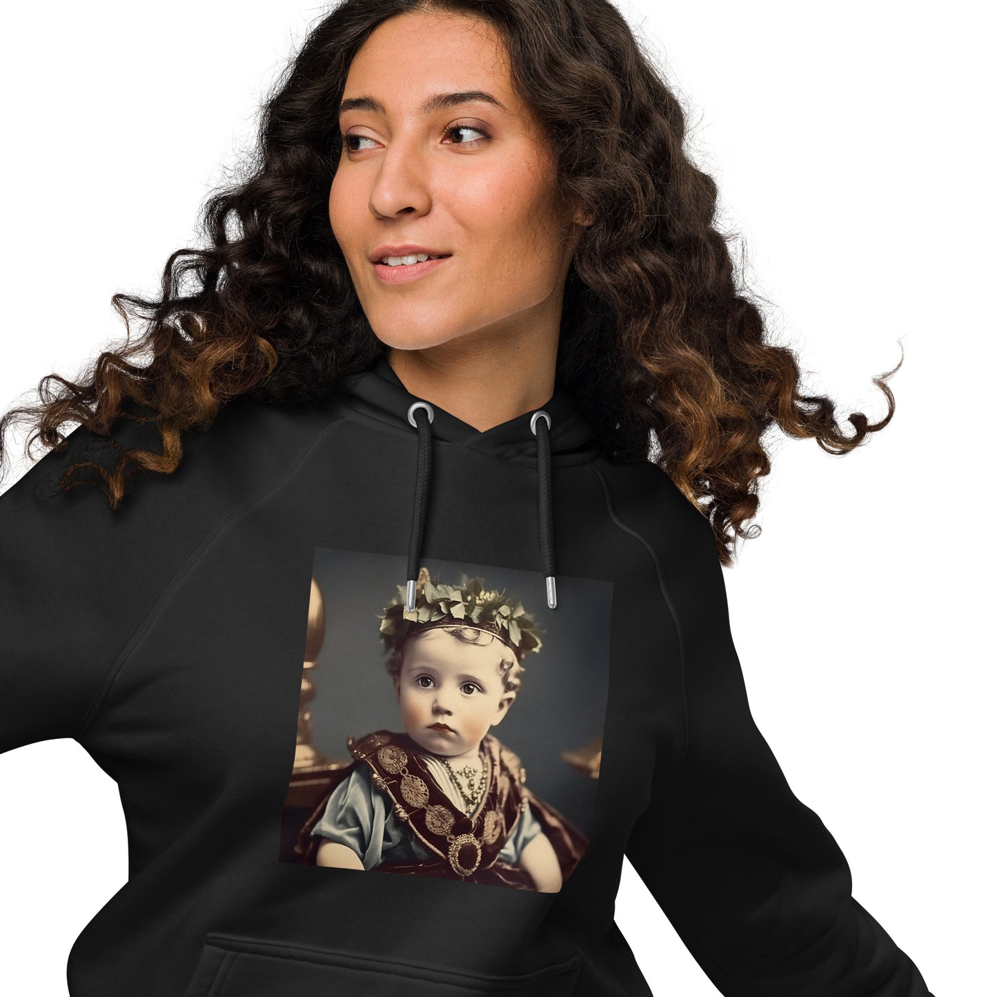 Hoodie Unisex / Organic Cotton / Portrait Gaius Julius I