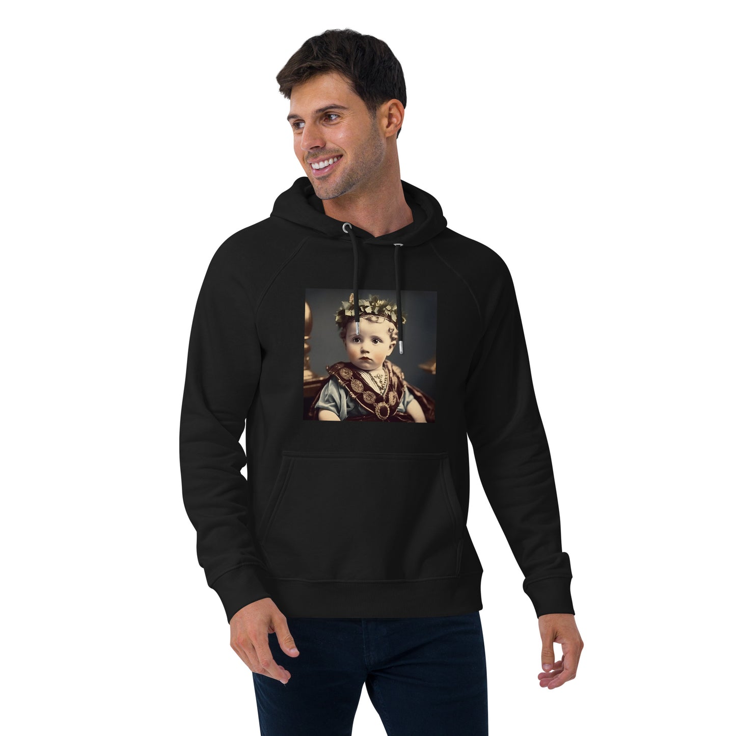 Hoodie Unisex / Organic Cotton / Portrait Gaius Julius I