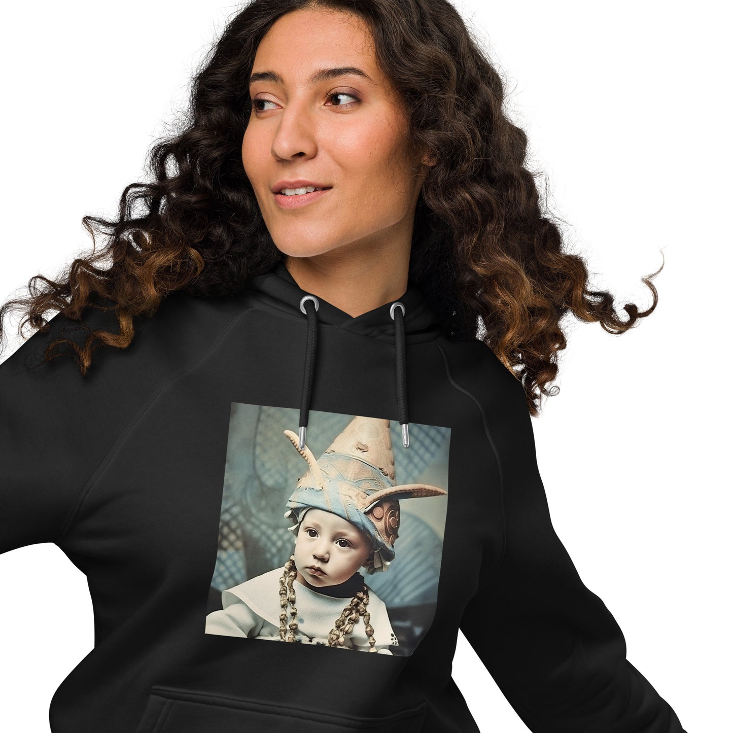 Hoodie Unisex / Organic Cotton / Portrait Akhenaten Amenhotep II