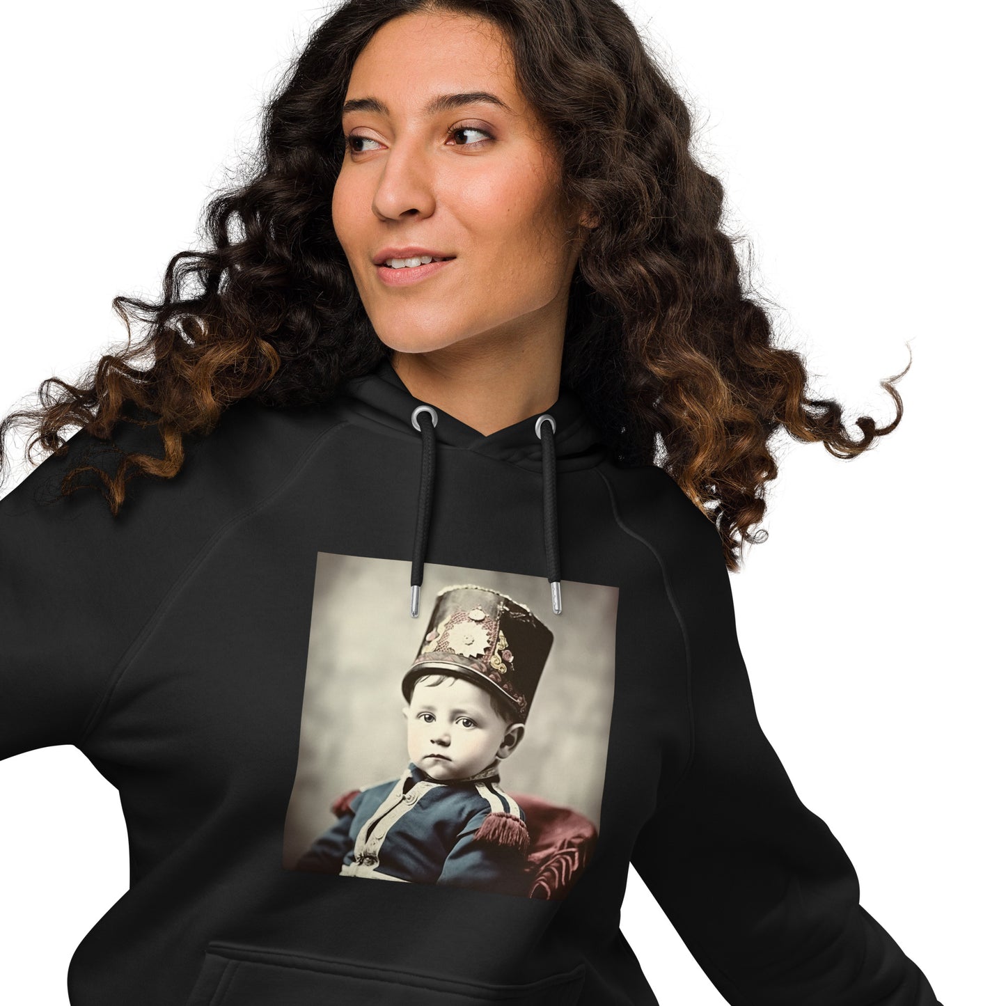 Hoodie Unisex / Organic Cotton / Portrait Napoleon Carlo III