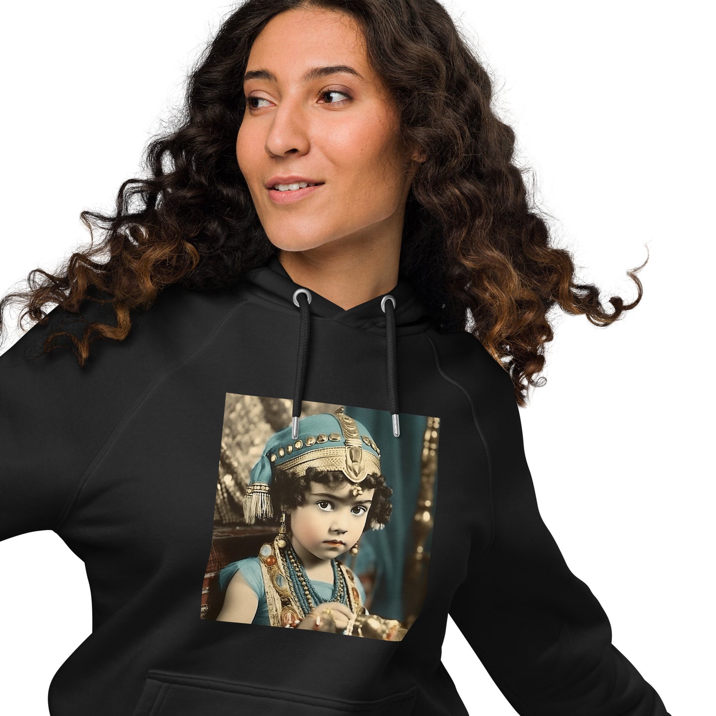 Hoodie Unisex / Organic Cotton / Portrait Cleopatra Philopator II