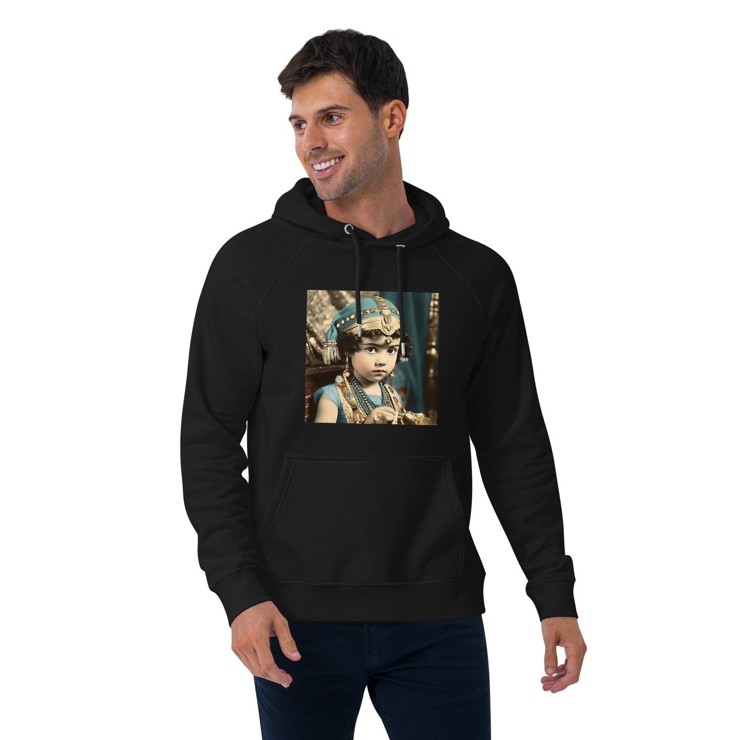 Hoodie Unisex / Organic Cotton / Portrait Cleopatra Philopator II