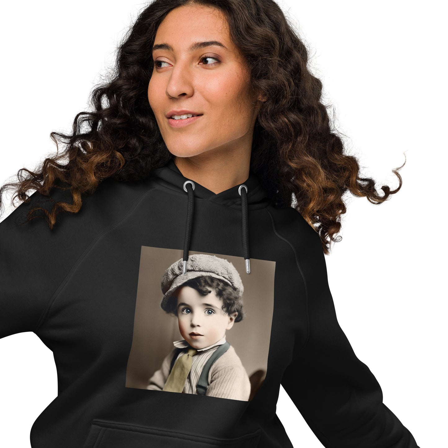 Hoodie Unisex / Organic Cotton / Portrait Charles 'Charlie' Spencer III