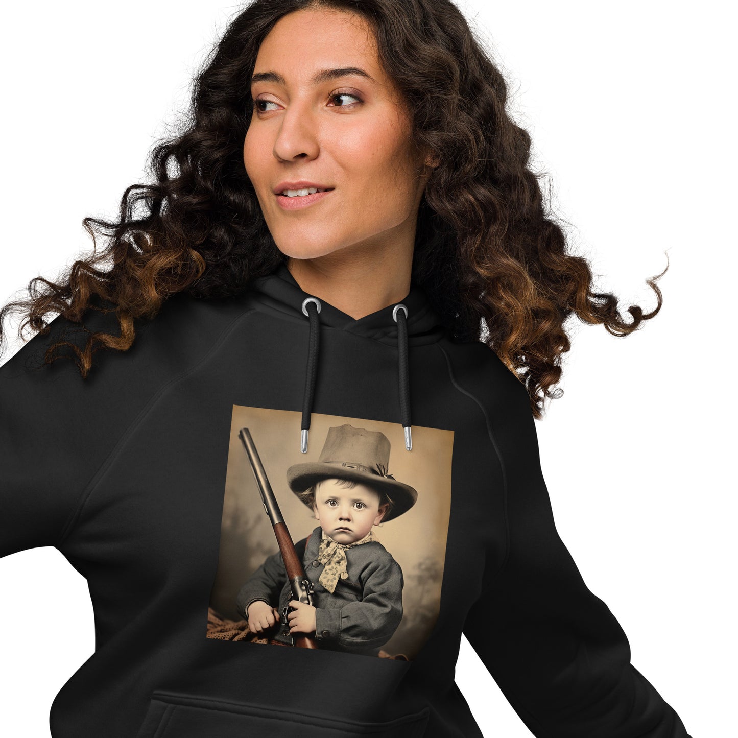 Hoodie Unisex / Organic Cotton / Portrait William 'Billy' Henry III