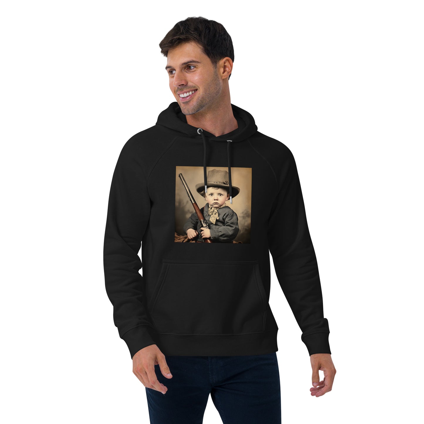 Hoodie Unisex / Organic Cotton / Portrait William 'Billy' Henry III