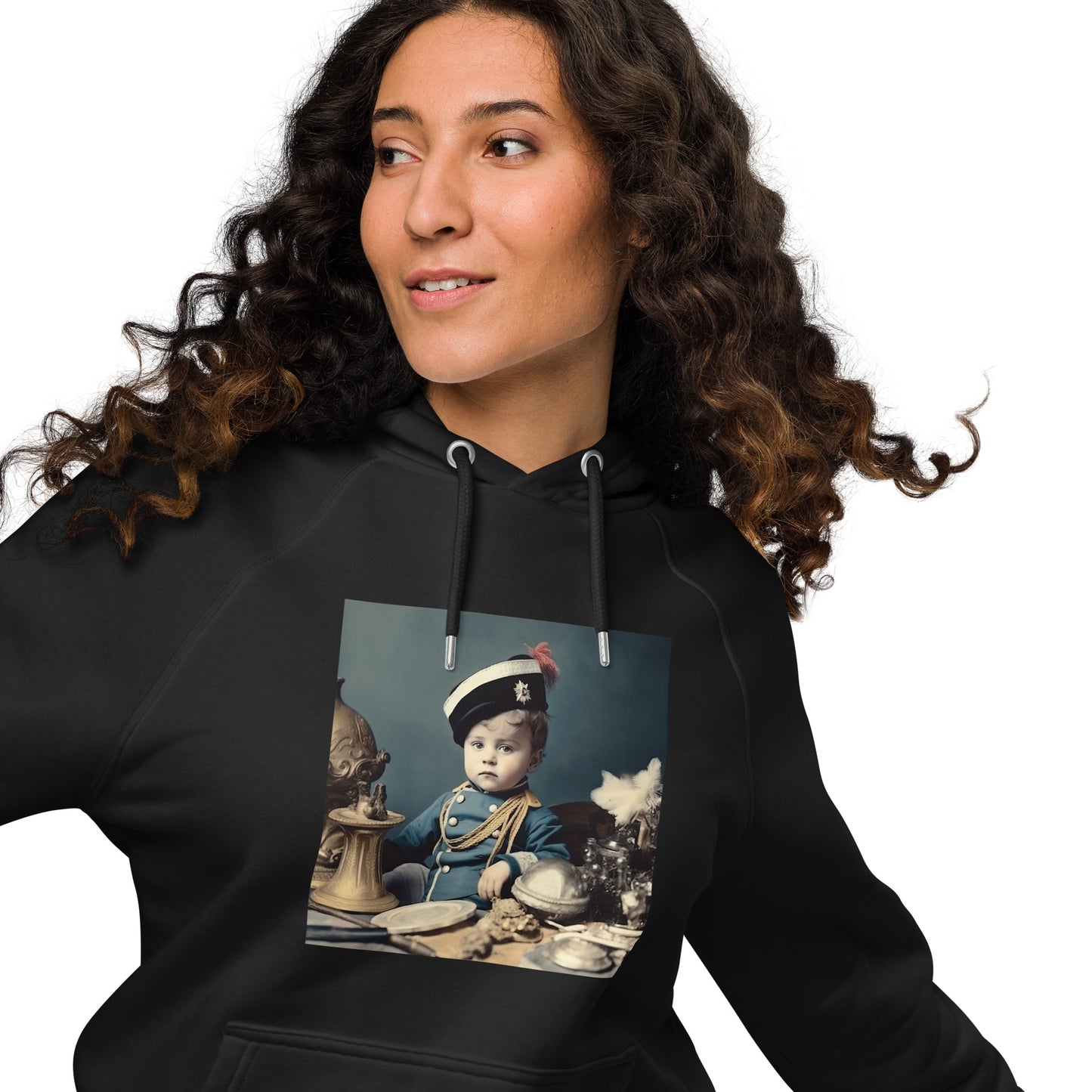 Hoodie Unisex / Organic Cotton / Portrait Napoleon Carlo VIII