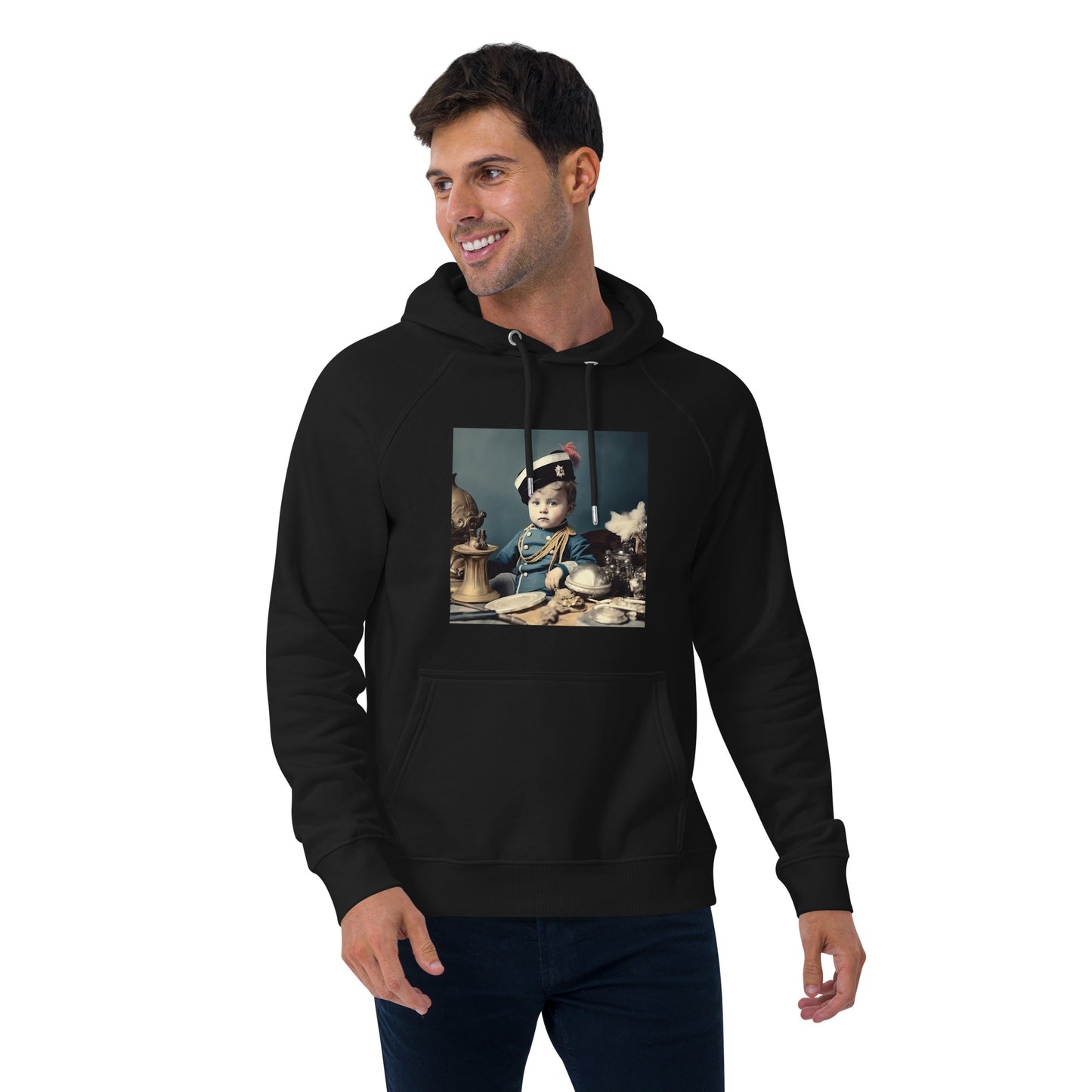 Hoodie Unisex / Organic Cotton / Portrait Napoleon Carlo VIII