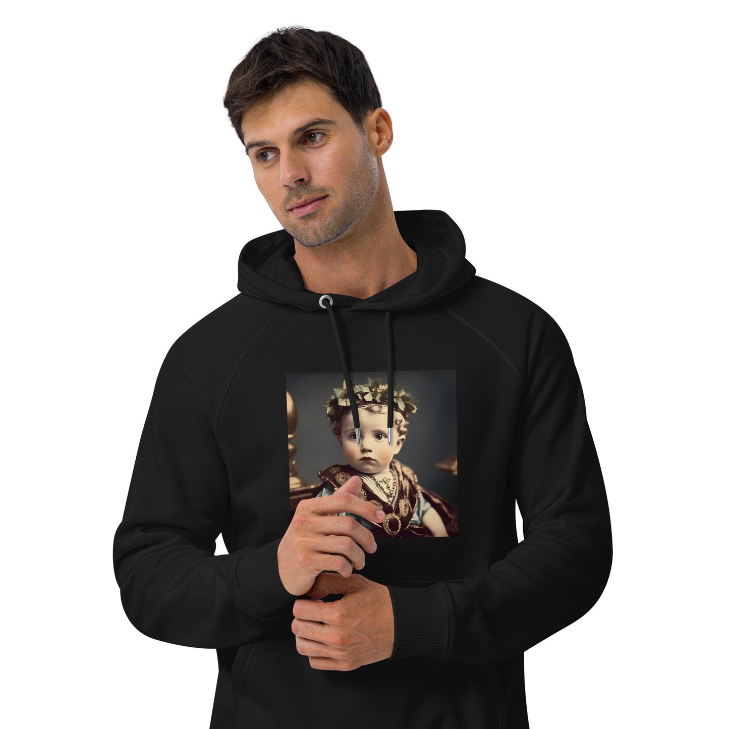 Hoodie Unisex / Organic Cotton / Portrait Gaius Julius I